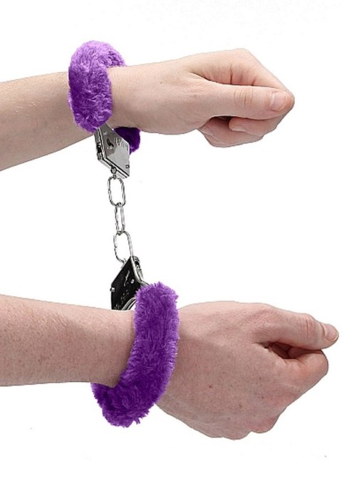 Beginner""s Handcuffs Furry - Purple Ouch!