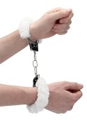 Beginner""s Handcuffs Furry - White Ouch!