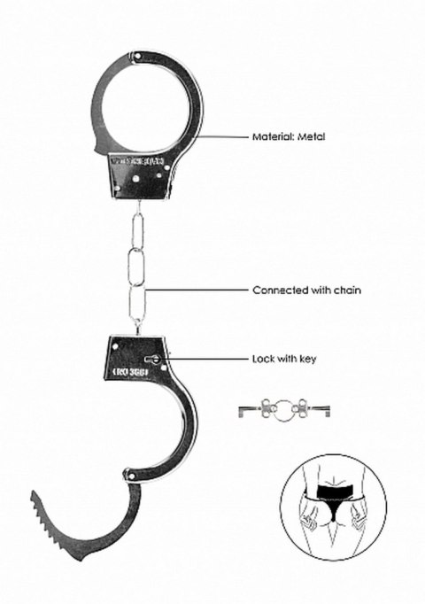 Beginner""s Handcuffs - Metal Ouch!