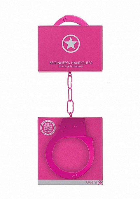 Beginner""s Handcuffs - Pink Ouch!