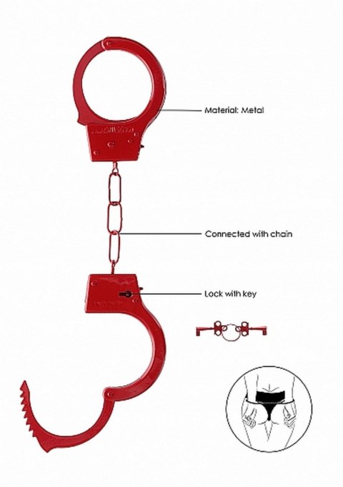 Beginner""s Handcuffs - Red Ouch!