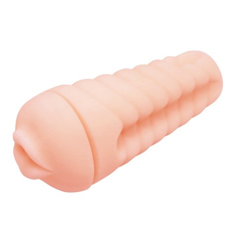 Wibrujący Masturbator - SALLY, 12 vibration functions Sex talk Suction base Pretty Love