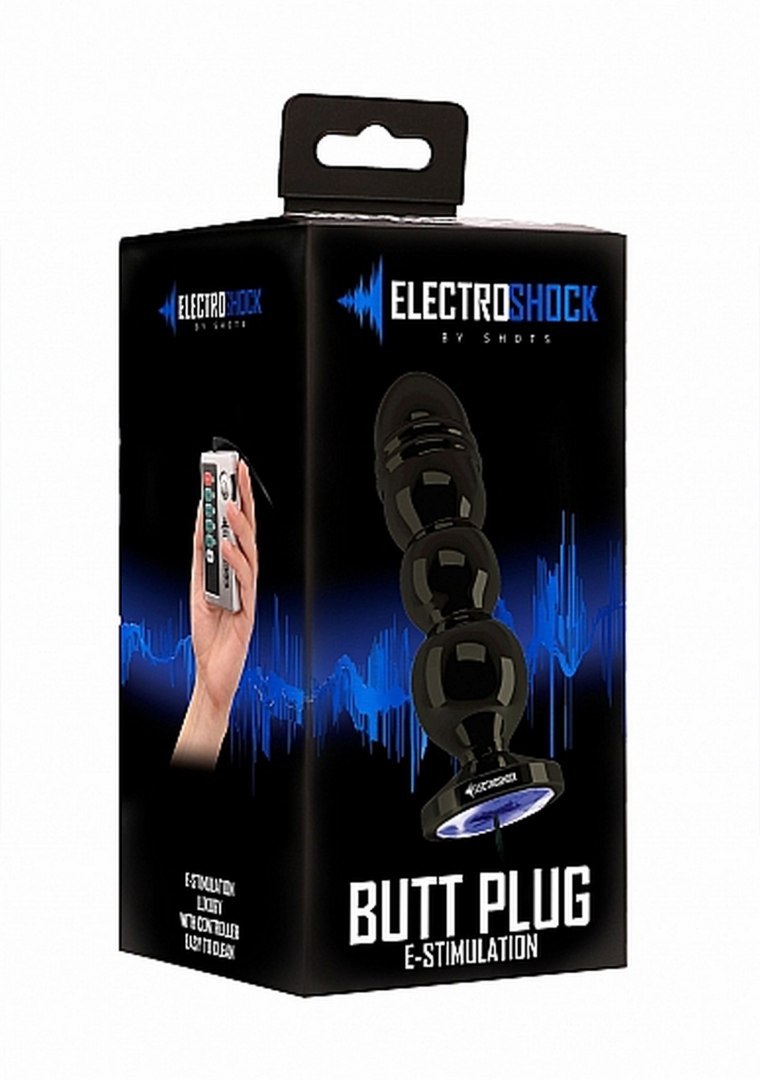 Bold Butt Plug - Gun Grey ElectroShock