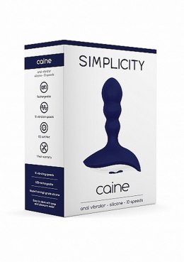 CAINE Anal vibrator - Blue Simplicity