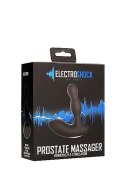 E-Stimulation Vibrating Prostate massager - Black ElectroShock