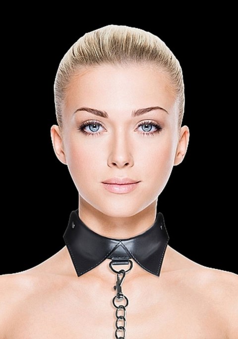 Exclusive Collar & Leash - Black Ouch!