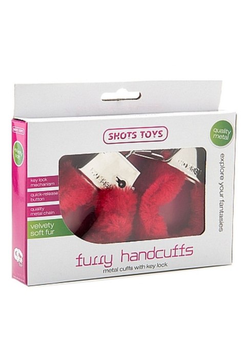 Furry Handcuffs - Red ShotsToys