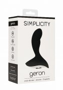 GERON Anal vibrator - Black Simplicity