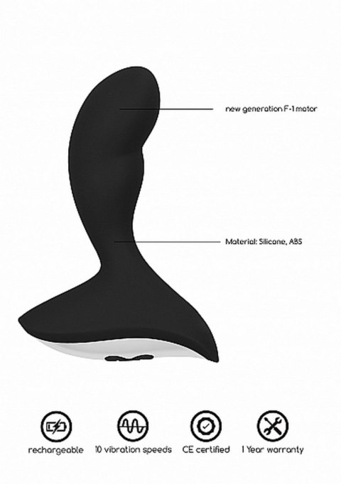 GERON Anal vibrator - Black Simplicity