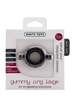 Gummy Ring - Large - Black ShotsToys