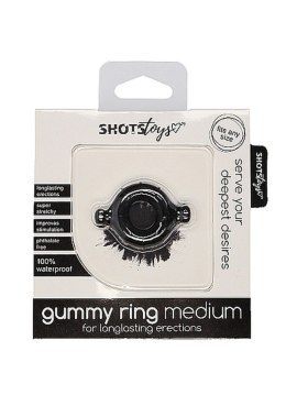 Gummy Ring - Medium - Black ShotsToys