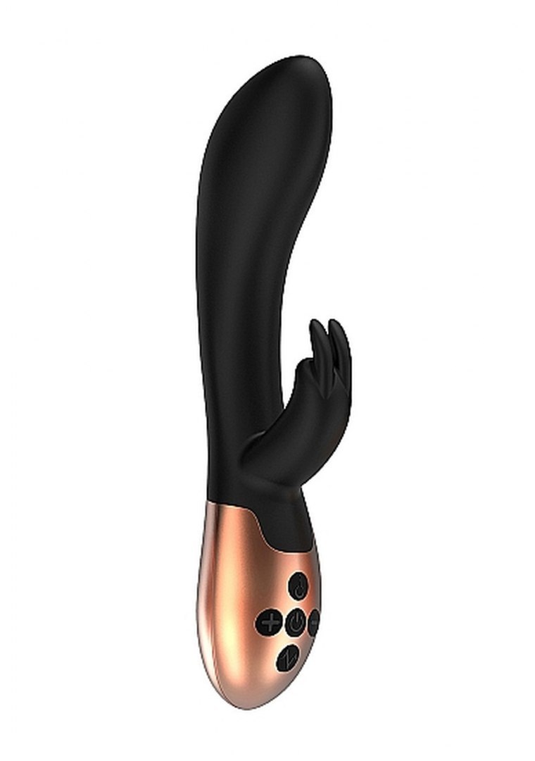 Heating Rabbit Vibrator - Opulent - Black Elegance