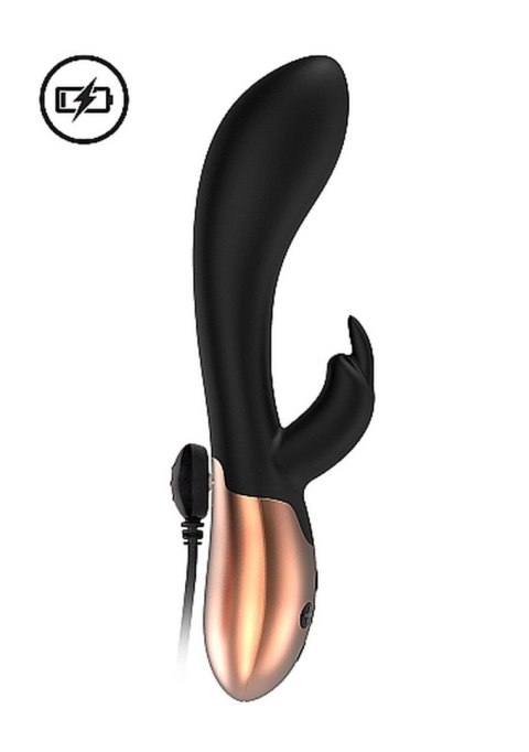 Heating Rabbit Vibrator - Opulent - Black Elegance