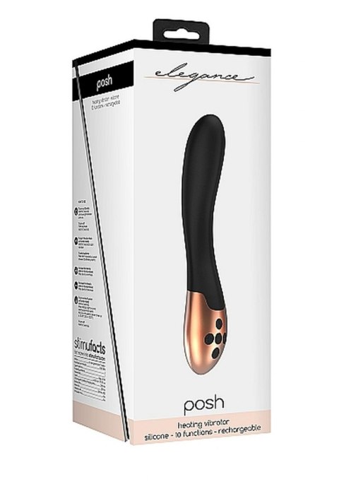 Heating Vibrator - Posh - Black Elegance