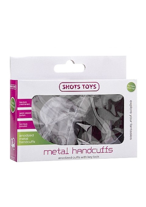 Metal Handcuffs - Black ShotsToys