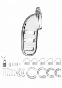 Model 06 - Chastity - 5.5"" - Cock Cage - Transparent ManCage