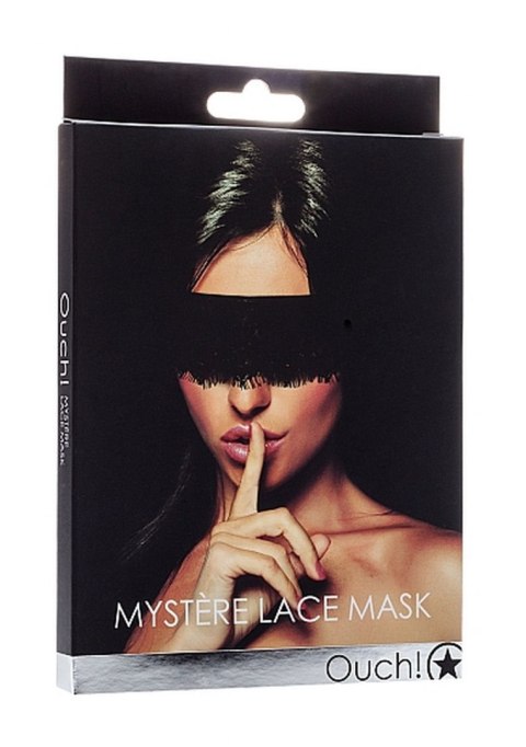 Mystere Lace Mask - Black Ouch!