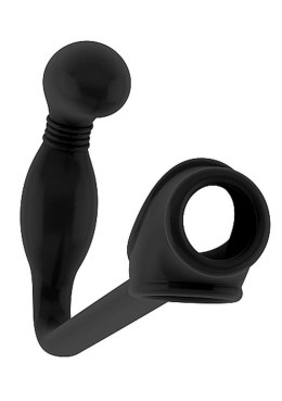 No.2 - Butt Plug with Cockring - Black Sono