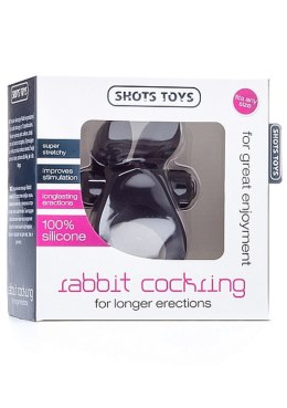 Rabbit Cockring - Black ShotsToys