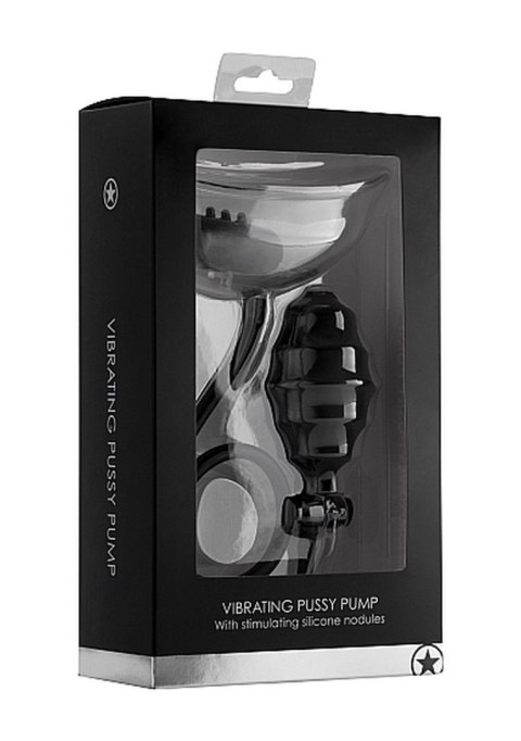 Vibrating Pussy Pump - Black Ouch!