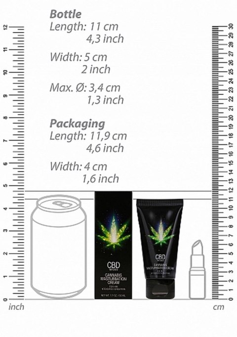 CBD Cannabis Masturbation Cream For Him - 50 ml Pharmquests