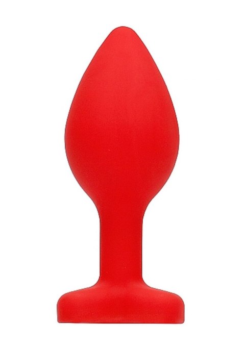 Diamond Heart Butt Plug - Regular - Red Ouch!