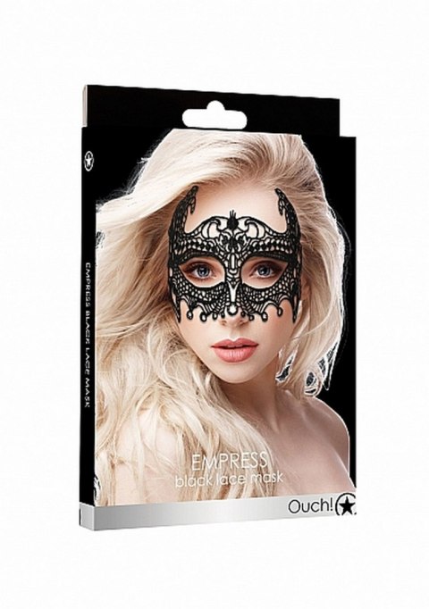 Empress Black Lace Mask - Black Ouch!