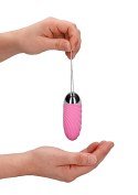 Ethan - Rechargeable Remote Control Vibrating Egg - Pink Simplicity