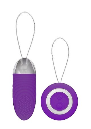 Ethan - Rechargeable Remote Control Vibrating Egg - Purple Simplicity