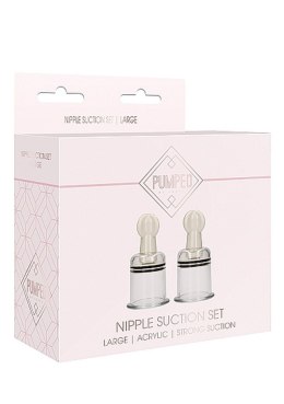 Nipple Suction Set Large - Transparent Pumped