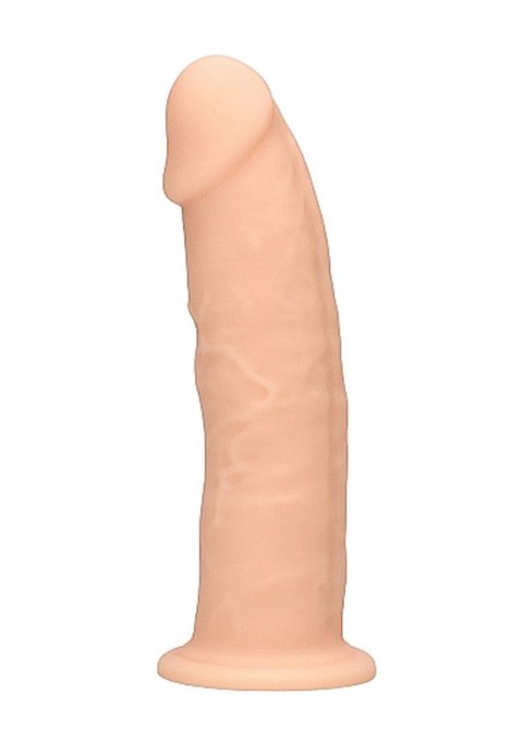 Silicone Dildo Without Balls - 15,3 cm - Flesh RealRock