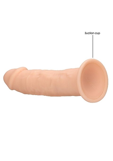 Silicone Dildo Without Balls - 15,3 cm - Flesh RealRock