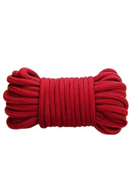 Thick Bondage Rope - 10 meter - Red Ouch!