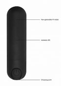 10 Speed Rechargeable Bullet - Black Be Good Tonight