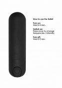 10 Speed Rechargeable Bullet - Black Be Good Tonight