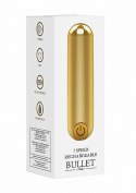 Złoty mini Wibrator Pocisk - 10 Speed Rechargeable Bullet - Gold Be Good Tonight