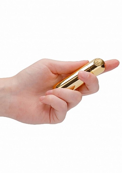 Złoty mini Wibrator Pocisk - 10 Speed Rechargeable Bullet - Gold Be Good Tonight