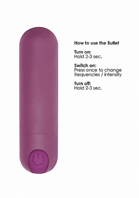 10 Speed Rechargeable Bullet - Purple Be Good Tonight