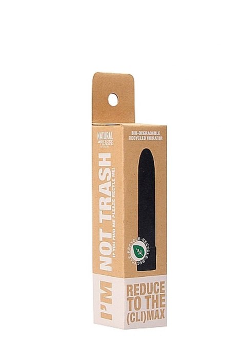 5,5"" Vibrator - Biodegradable - Black Natural Pleasure