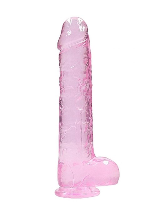 9"" / 23 cm Realistic Dildo With Balls - Pink RealRock