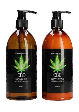 CBD - Bath and Shower - Luxe Care set - Green Tea Hemp Oil Pharmquests