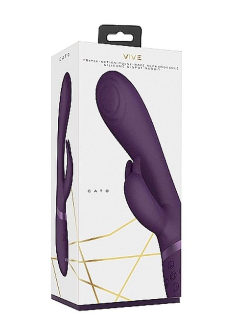 Cato - Pulse G-spot Rabbit - Purple Vive