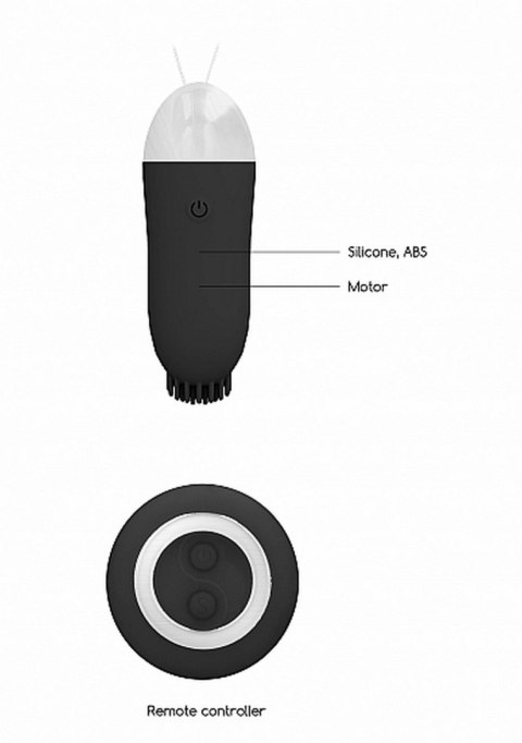 Jayden - Dual Rechargeable Vibrating Remote Toy - Black Simplicity