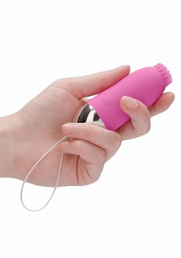 Jayden - Dual Rechargeable Vibrating Remote Toy - Pink Simplicity