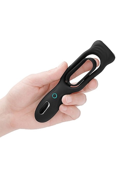 N0. 88 - Vibrating Rechargeable Cock Ring - Black Sono