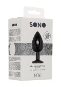 N0. 91 - Self Penetrating Butt Plug - Black Sono