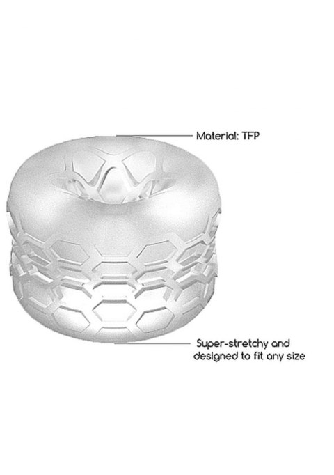 N0. 94 - Reversible Masturbator and Bumper - Transparent Sono