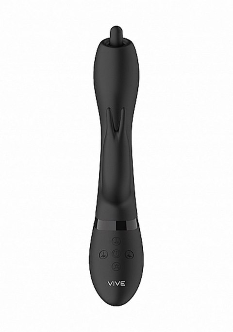 Nilo - Pinpoint Rotating G-spot Rabbit - Black Vive