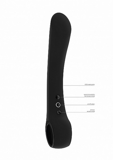 Ombra - Bendable Vibrator Punkt G - Black Vive