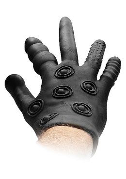 Silicone Stimulation Glove - Black Fist It
